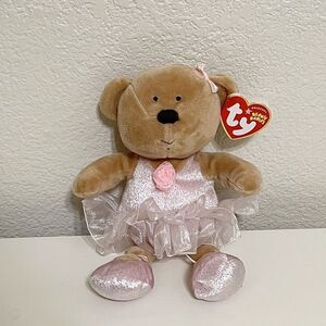 TY Beanie Baby PIROUETTE the Ballerina Bear Retired w/ Tag